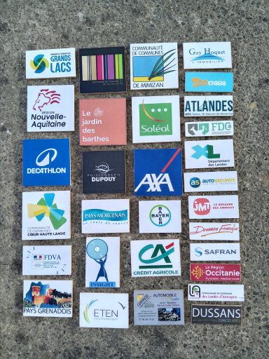 Magnettes logos partenaires Magnettes villesvpartenaires
